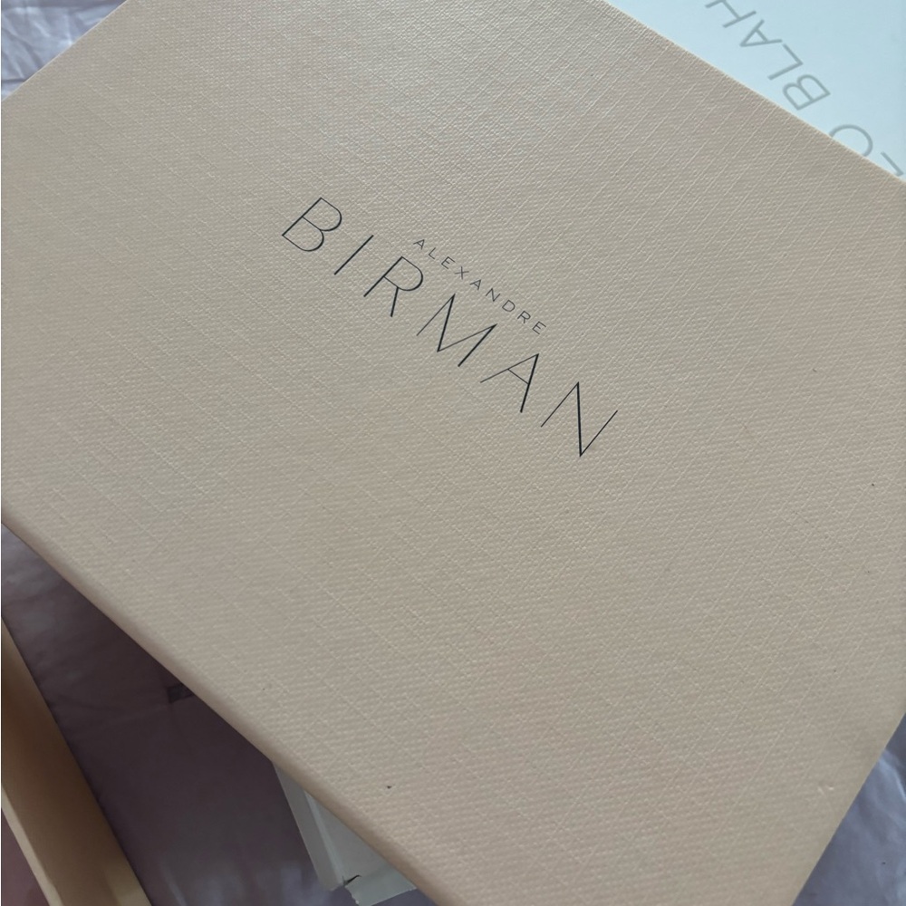 Alexandre Birman Cream Shoe Box